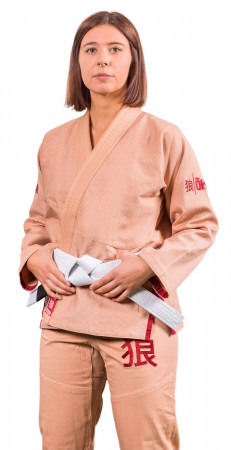 OKAMI Ladies BJJ Gi Kenshō - beige